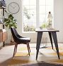 Dexter Swivel Leather Dining Chair