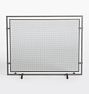 Framed Single Panel Fireplace Screen