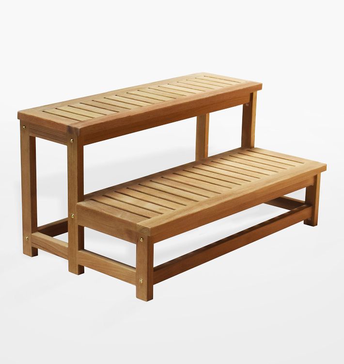 Teak Hot Tub Steps - 36" x 24"