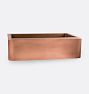 Apron Front Copper Sink - 25" x 22" x 9-1/2"