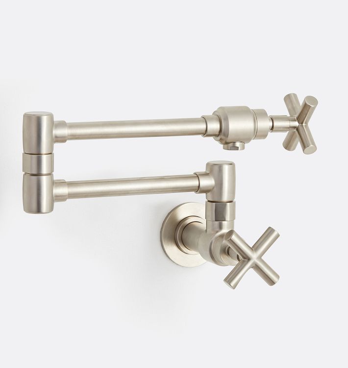 Waterhouse Wall Mount Pot Filler - Brushed Nickel