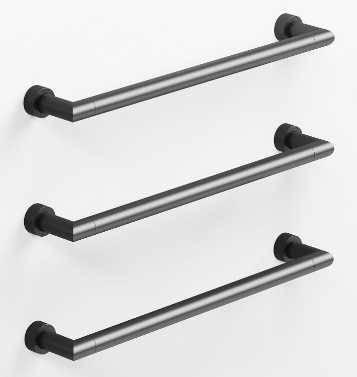 24" Modern Towel Bar Warmer 3 Bar Set - Oil-Rubbed Bronze