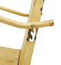 Vintage Cantilevered Steel Patio Chair in Cream Yellow
