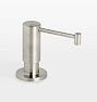 Contemporary Soap Dispenser, Stainless Steel