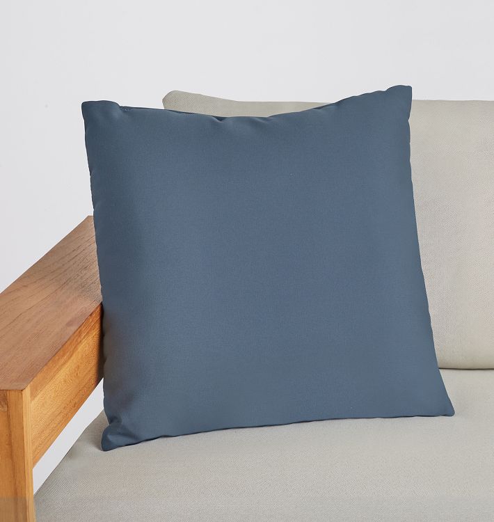 OPEN BOX: Sunbrella Outdoor Pillow, 20" x 20" - Sapphire Blue
