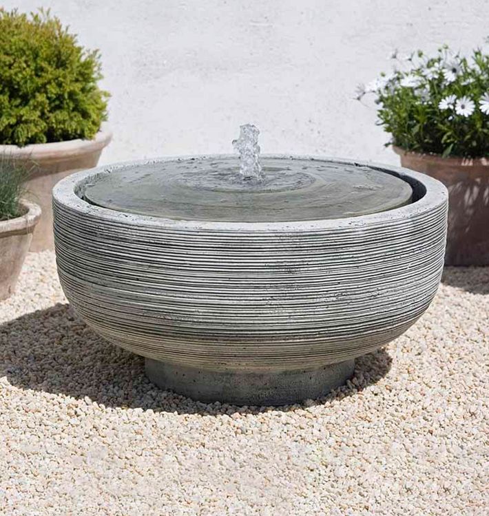 Seaside Fountain, 30"D x 15"H