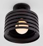 Macadam 9-1/2&quot; Semi-Flush Mount