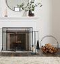 Double Round Fireplace Log Holder