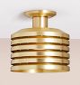 Macadam 9-1/2&quot; Semi-Flush Mount
