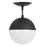 Palo Alto Semi-Flush Mount, 8&quot; Shade
