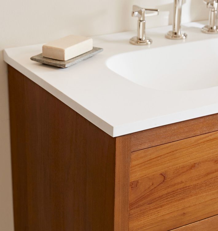 Marquam 32" Teak Single Vanity | Modern Bathroom Style