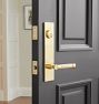 Trask Brass Lever Exterior Door Hardware Tube Latch Set