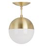Palo Alto Semi-Flush Mount, 8&quot; Shade