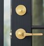 Richmond Round Interior Door Hardware Tube Latch Set With Lever