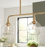 Poplar 39&quot; Linear Pendant