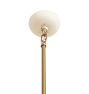 Colossal Vintage 24-Light Mid-Century Chandelier in Cream