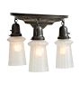 Vintage Flush Mount 3 Light Loop To Loop
