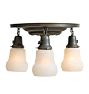 Vintage Flush Mount Classical Revival 3 Light