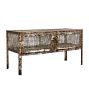 Vintage Cabinet Industrial Locking Wire Mesh
