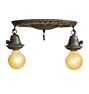 Vintage Flush Mount 2 Light Classical Revival