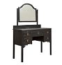 Vintage Vanity Black Traditional w/ Mirror
