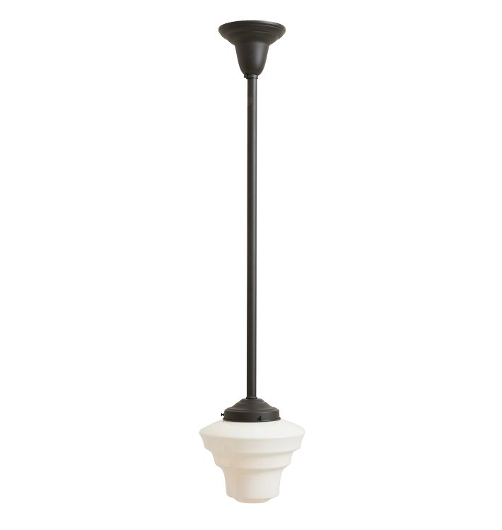 Vintage Flush Mount With A&V Shade