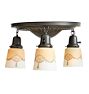 Vintage Flush Mount 3 Light Classical Revival