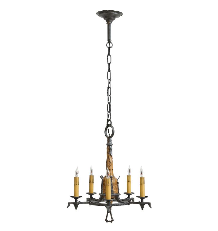 Vintage Chandelier Romance Revival 5 Light Candle