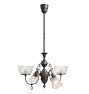 Vintage Chandelier Victorian 2X2 Gas / Electric Wreath Keys