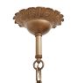Antique 6-Light Cast Bronze Classical Revival Chandelier with Eagle and Dragon Motifs