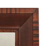 Vintage Wood-Framed Wall Mirror
