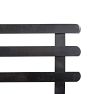 Vintage 42&quot; Strap Iron Bench