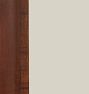 Vintage Wood-Framed Wall Mirror