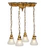 Vintage Sheffield-Style 4-Light Chandelier