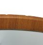 Mid-Century Veneered Wall Mirror
