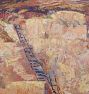 Vintage Desert Pueblo Painting on Board