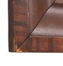 Vintage Wood-Framed Wall Mirror