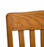 Vintage Traditional Banker Style Oak Dining Chair