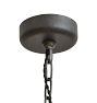 Vintage Art Deco 5-Arm Cup Shade Torpedo Body Chandelier