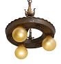 Vintage Romance Revival 3-Light Bare-Bulb Ring Chandelier