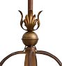 Vintage Romance Revival 4-Light Bare-Bulb Ring Chandelier