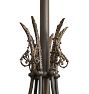 Vintage Victorian 6-Arm Converted Gas to lectric Ornate Chandelier