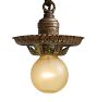 Flush Mount 2 Light Classical Revival Polychrome