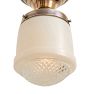 Vintage Traditional Flush Mount Domed Shade