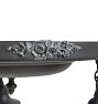 Vintage Classical Revival 3-Light Loop-to-Loop Bare-Bulb Flush Mount
