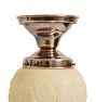 Vintage Traditional Flush Mount with Embossed Shade