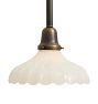Vintage Traditional Pendant with Frosted Shade