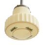 Rose City Pendant with Vintage Milk Glass Shade