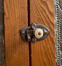 Vintage Traditional Punched Tin Four-Door and Two-Drawer Pie Safe Cabinet