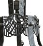 Vintage Art Deco 5-Light Strap Iron Body Chandelier